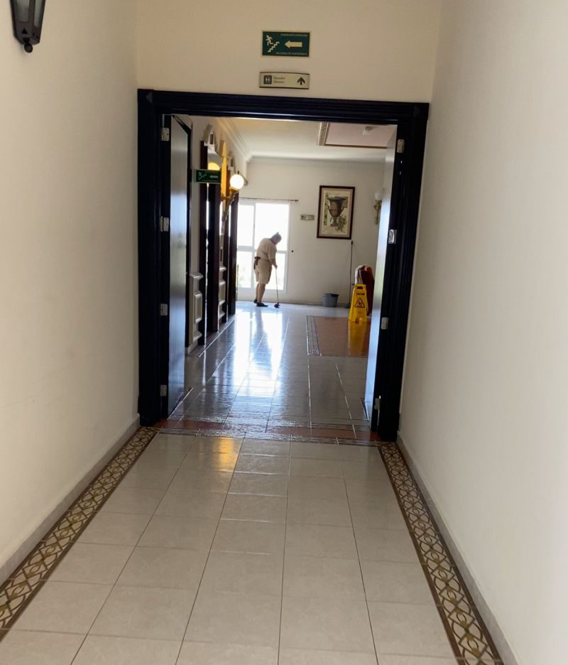 The resort staff were very good at keeping everything clean at this beautiful all inclusive resort in Mexico.