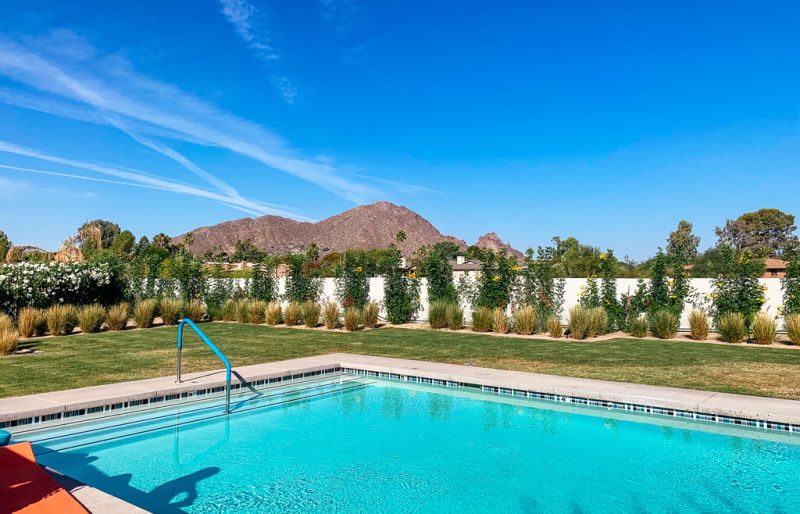 Camelback Mountain is located near Scottsdale, Arizona