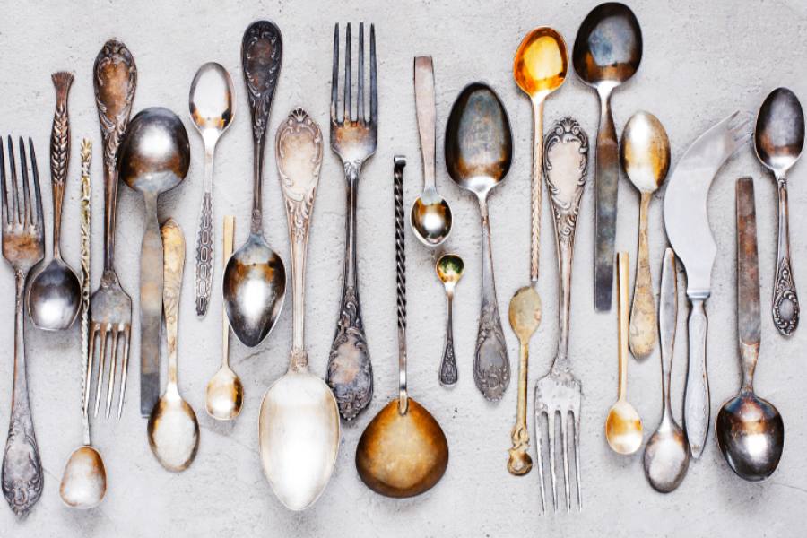 vintage silverware