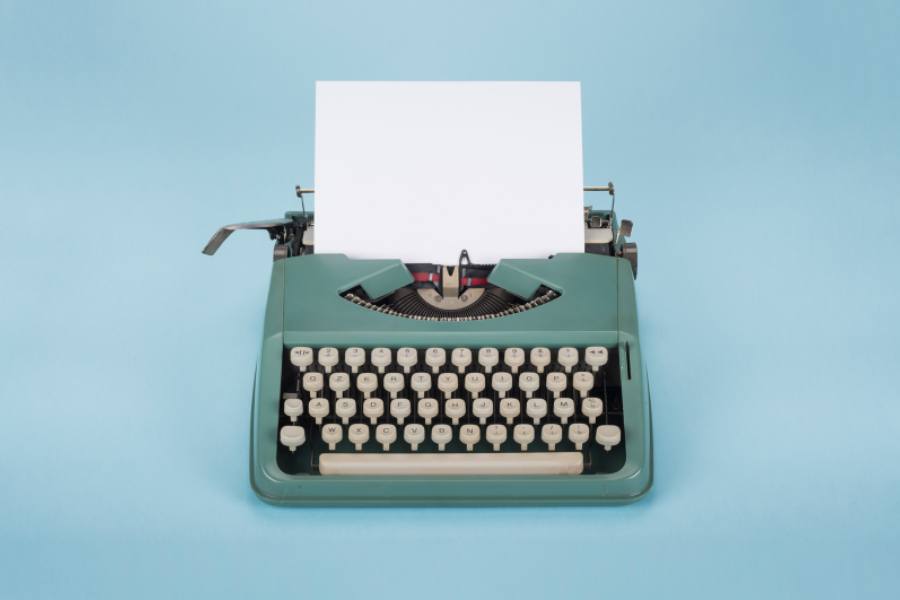vintage typewriter