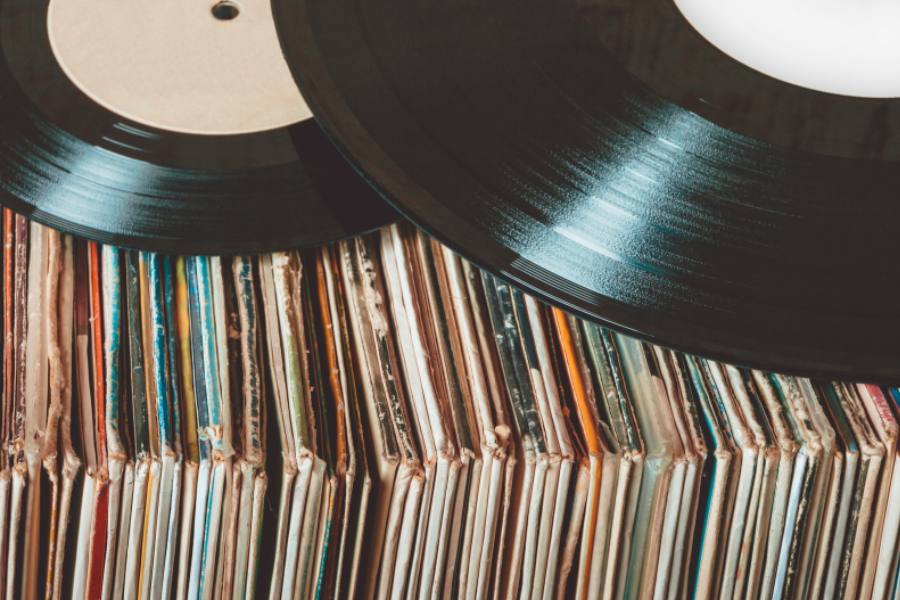 vinyl records