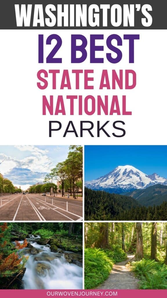 Washington's best state and national parks PIN