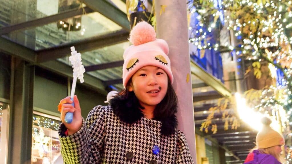 Girl at Snowflake Lane