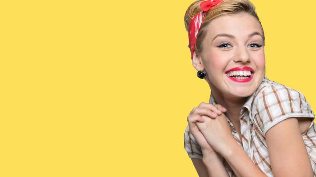 cute retro housewife