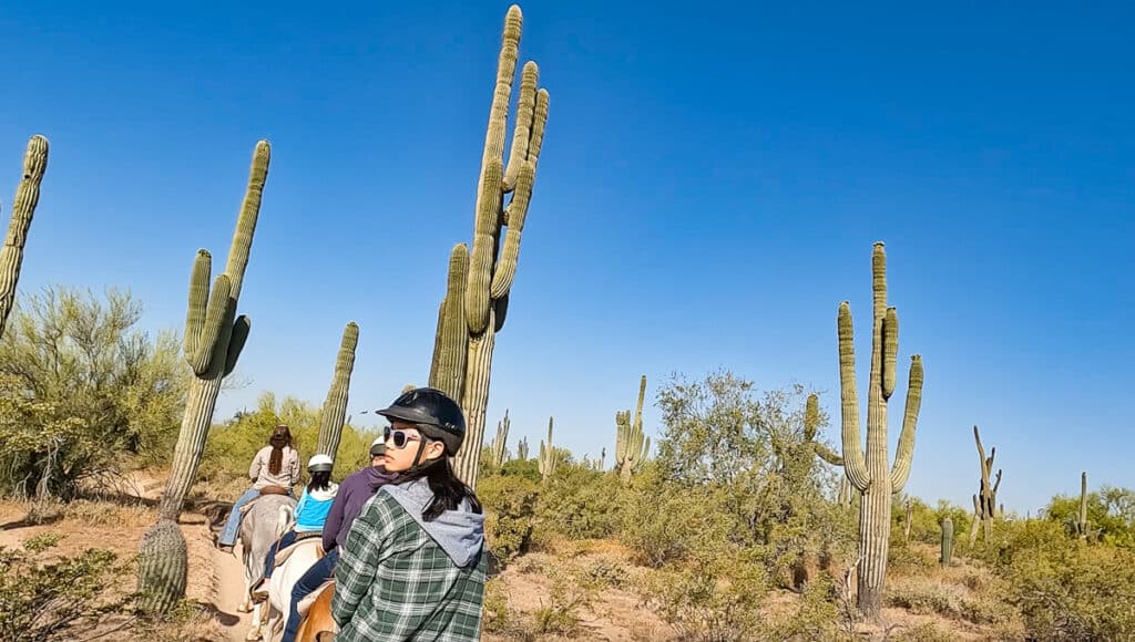 MacDonald Ranch horseback ride - Scottsdale