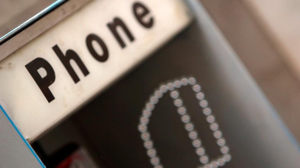 vintage phone booth
