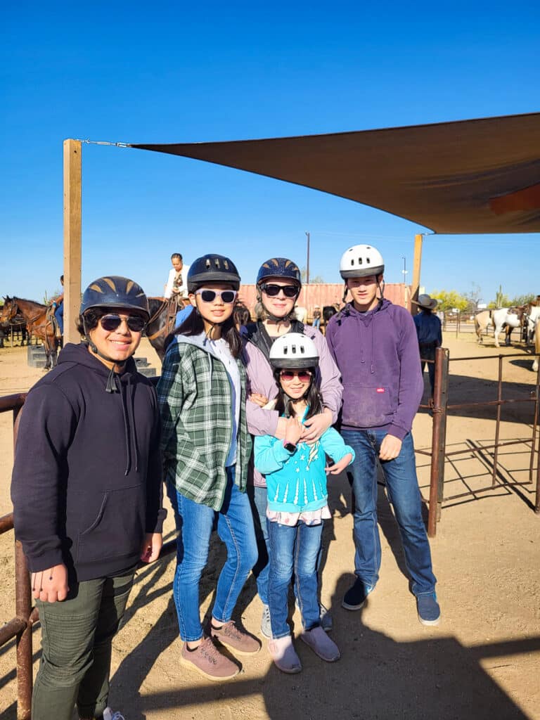 Blunt Family at MacDonald's Ranch in Scottsdale