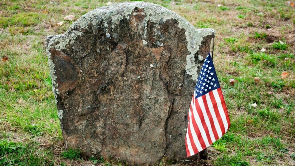 American Revolution headstone