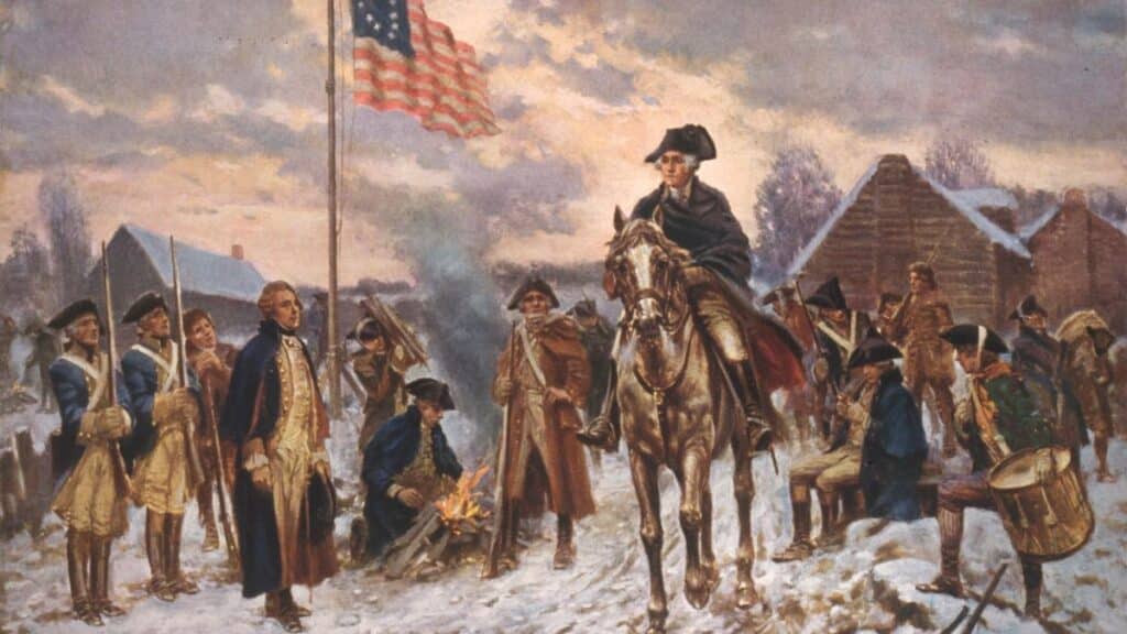 George Washington at Valley Forge - The Everett Collection