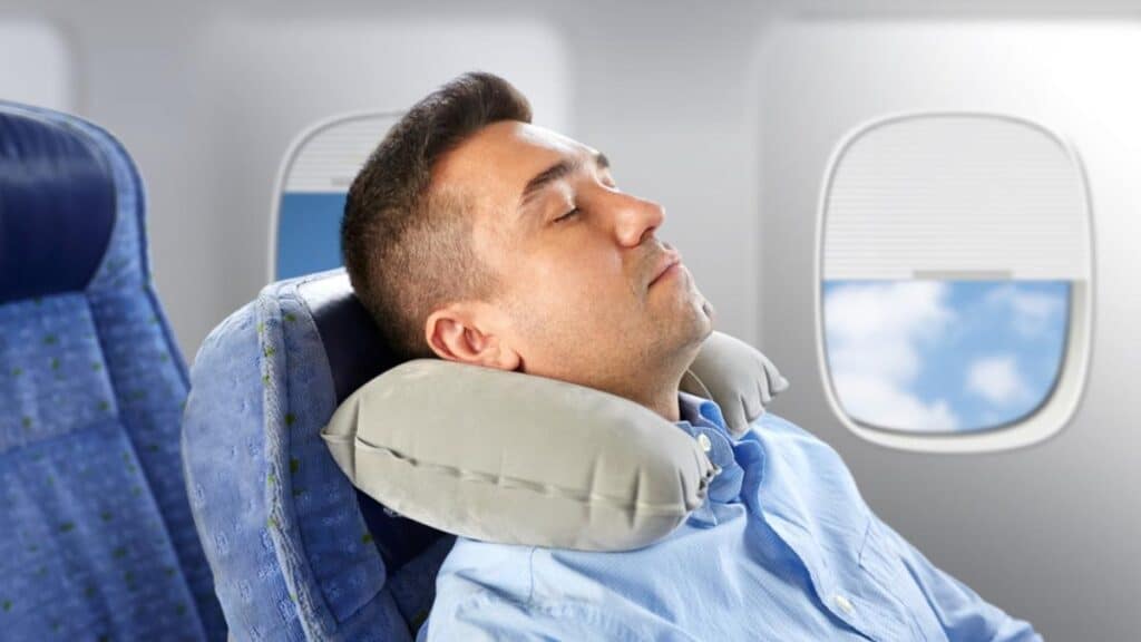 Nap on plane -DP