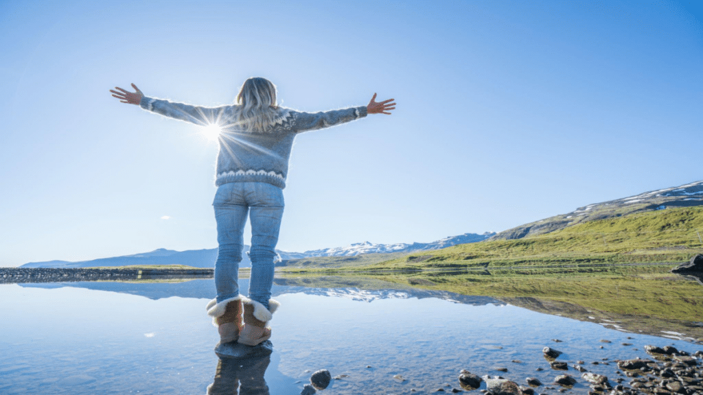 People travel carefree lifestyles concept