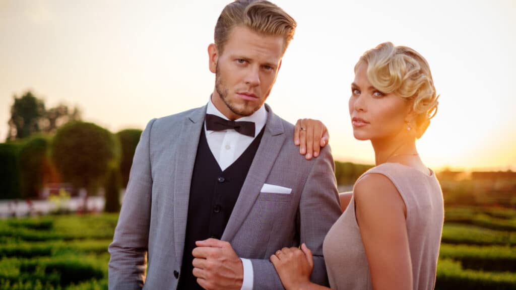 rich man and woman
