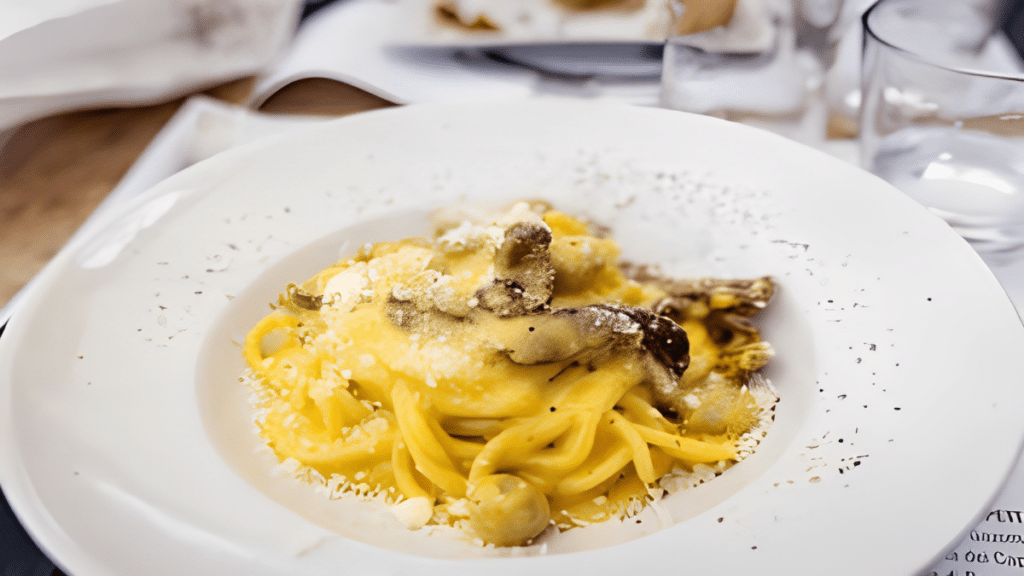 Fettuccine Alfredo In Rome, Italy