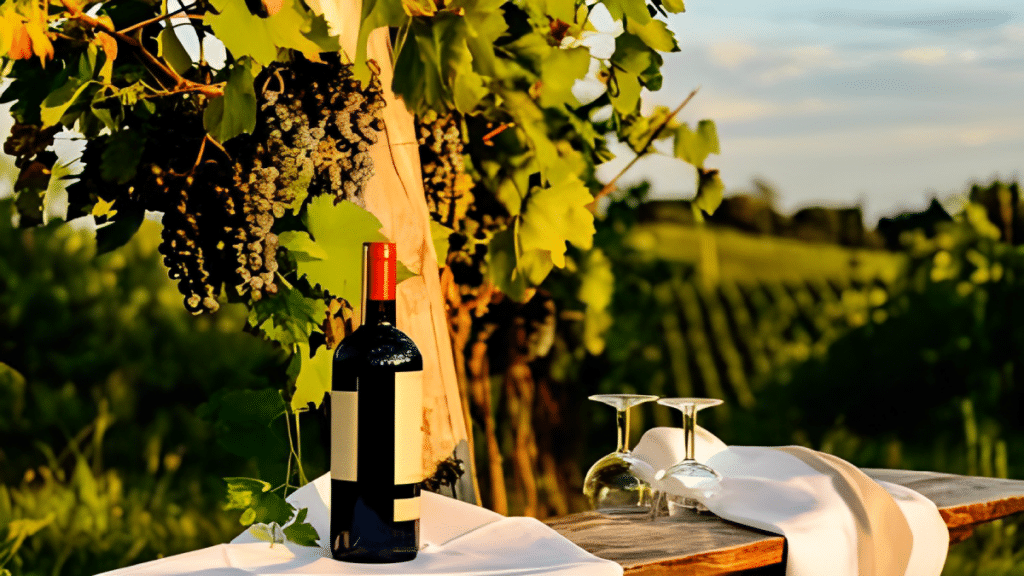 At a winery in Tuscany