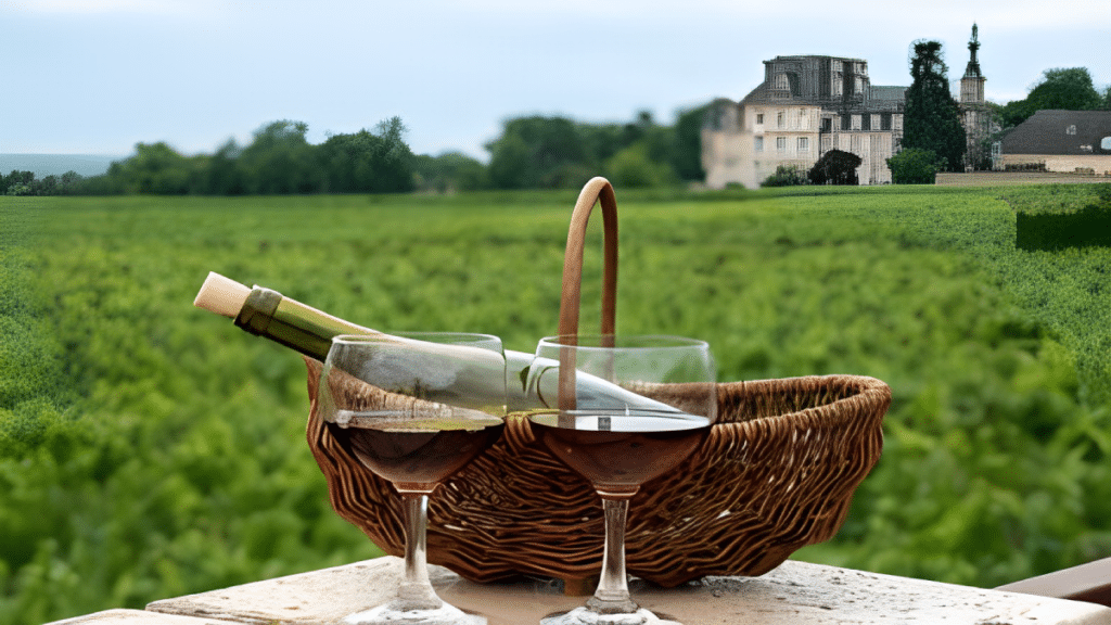 Pinot noir wine from Burgundy, France