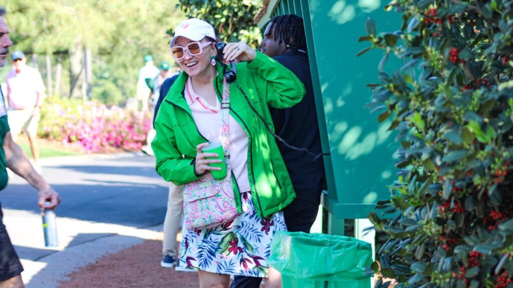 phone box at Augusta Nationals