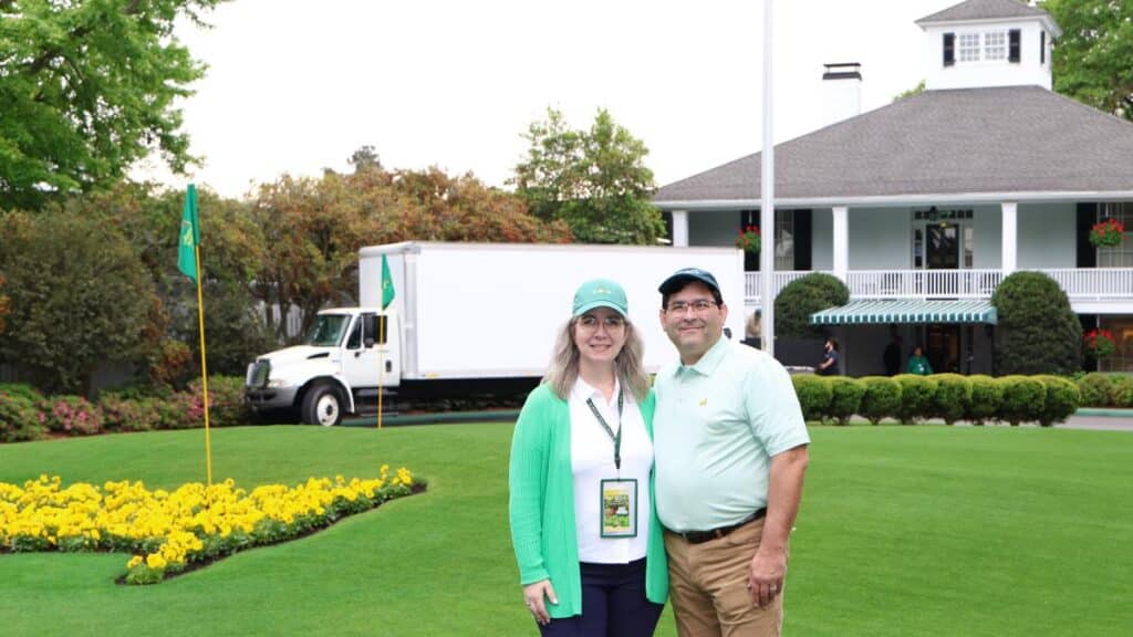 Founder Circle phot at Augusta National golf course