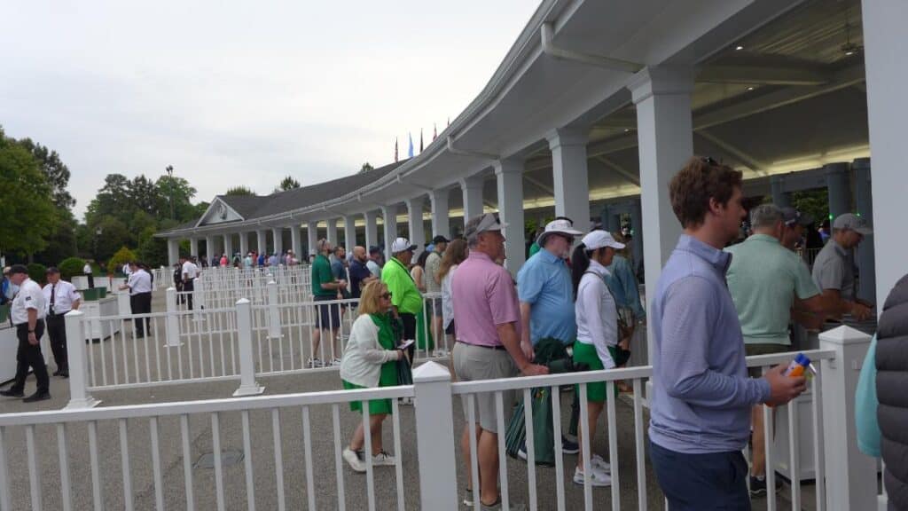 Security Gates at Augusta Nationals 